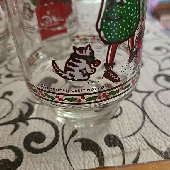 American Greetings Hollie Hobbie/Coca Cola Glasses - Picture 5 of 6